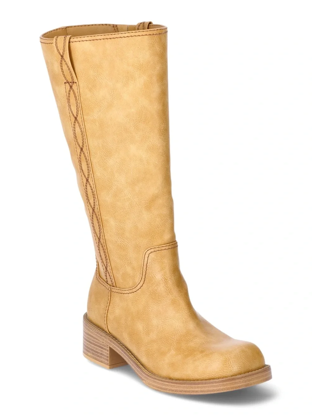 No Boundaries Women’s Tall Riding Boots Wide Width Casual Style Color Honey 🍯
